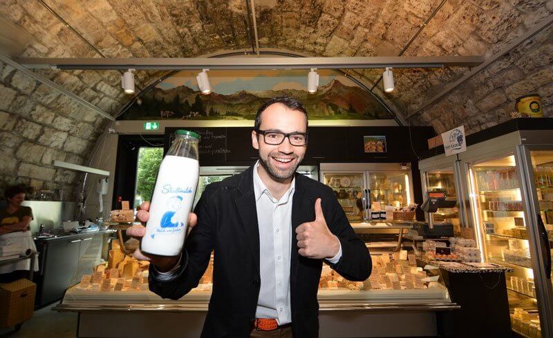 Stadtmilch - Swiss Milk Vending Machine