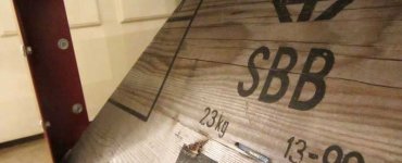 Upcycled Swiss SBB Cargo Boxes - Made in Zürich