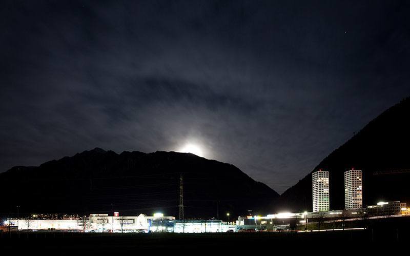 Chur by Night -Marcel Cavelti