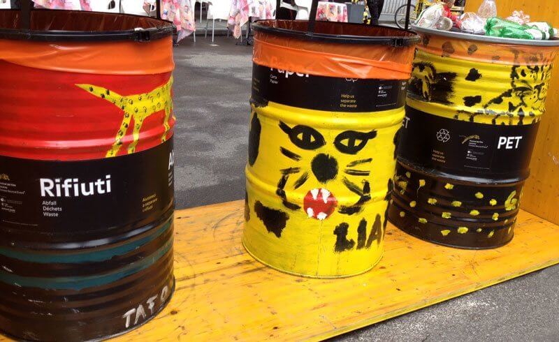 Locarno Film Festival - Leopard Trash Cans