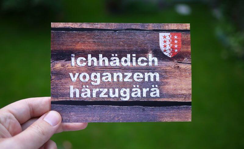 Swiss Valais - Dialect