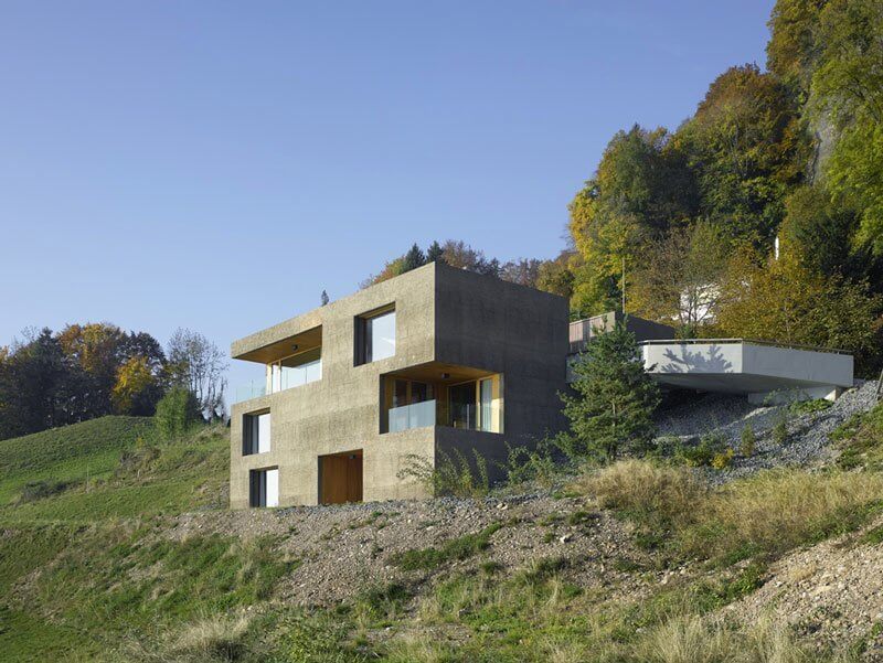 Wooden Architecture in Viznau, Switzerland