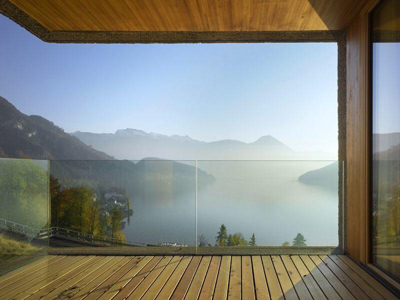 Wooden Architecture in Viznau, Switzerland