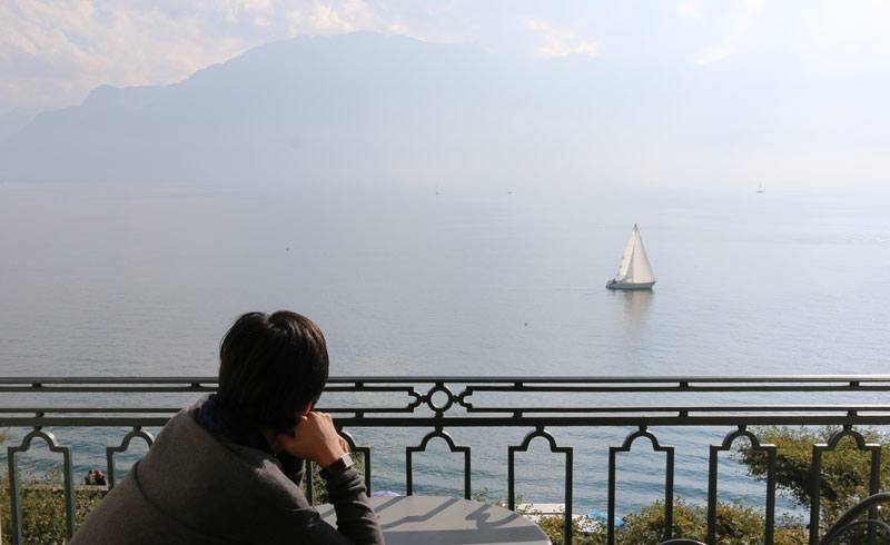 Hotel Trois Couronnes Vevey - Balcony