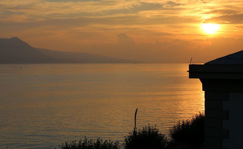 Hotel Trois Couronnes Vevey - Sunset