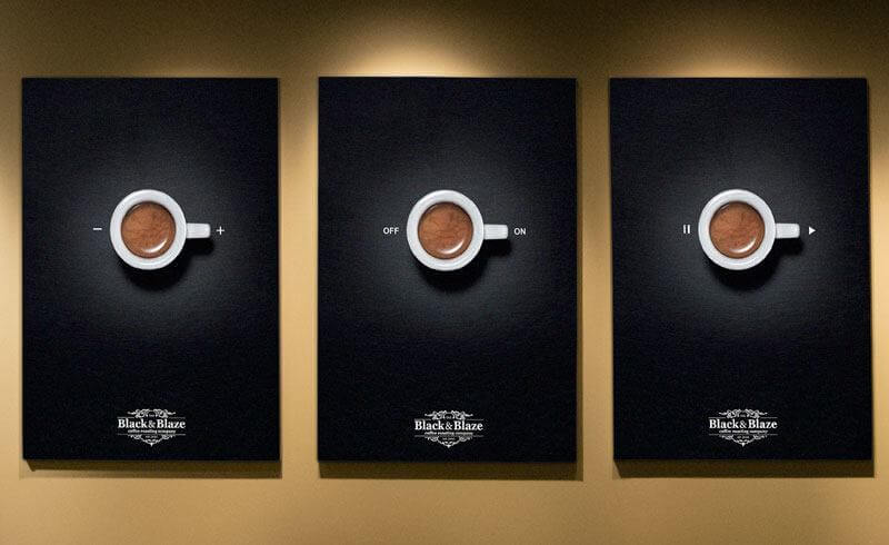 Black&Blaze Coffee Ads