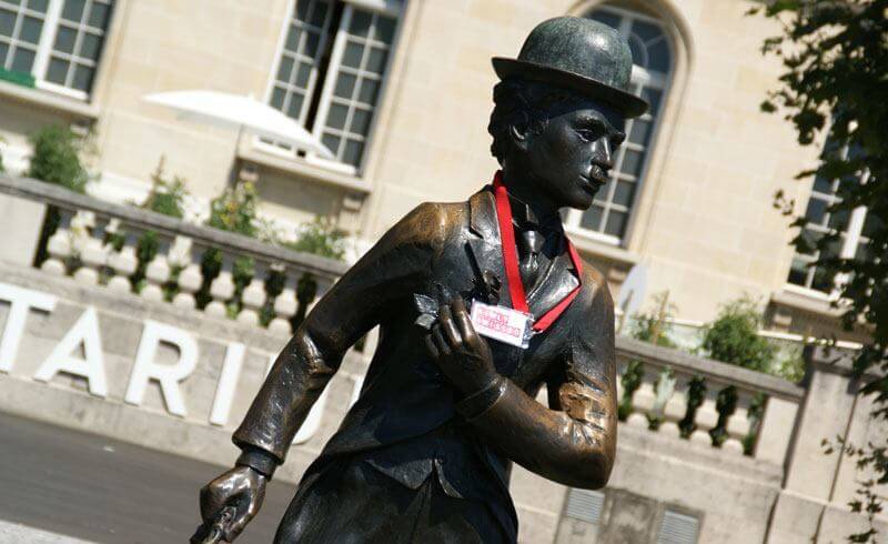 Charlie Chaplin Statue in Vevey