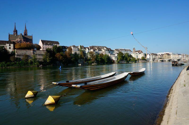 Rhine Walk in Basel, Switzerland