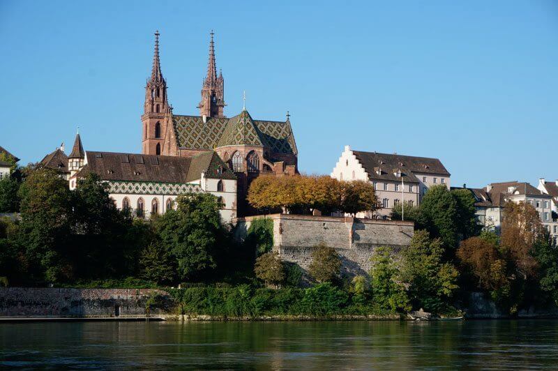 Rhine Walk in Basel, Switzerland