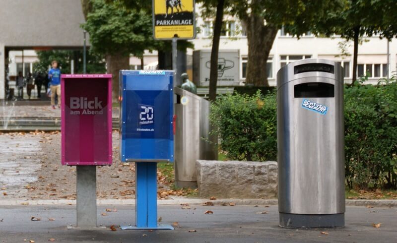 Blick am Abend Distribution Station