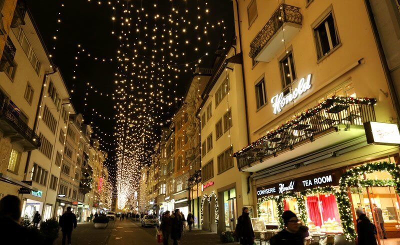 Zurich Rennweg - Christmas Decoration