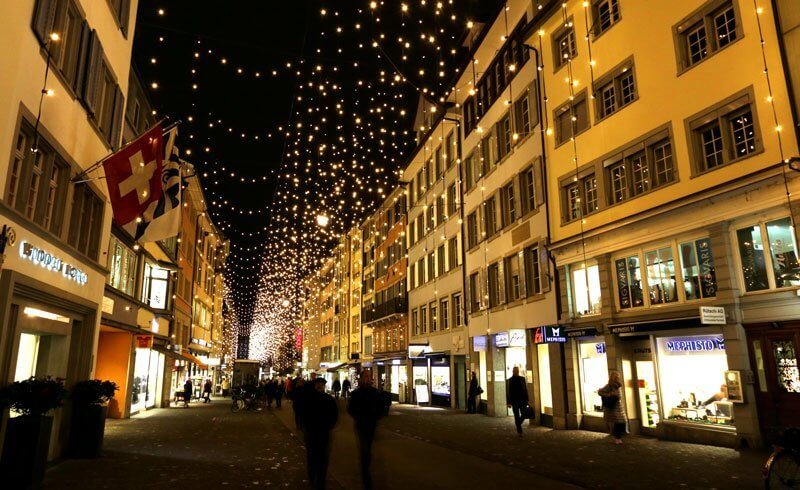 Zurich Rennweg - Christmas Decoration