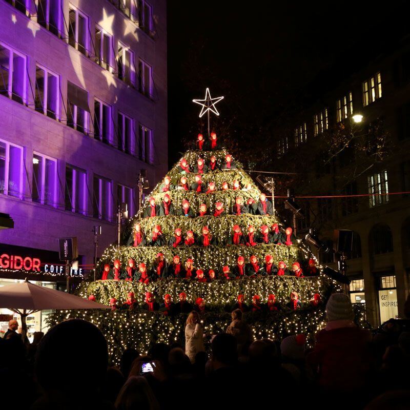 Zürich - Singing Christmas Tree