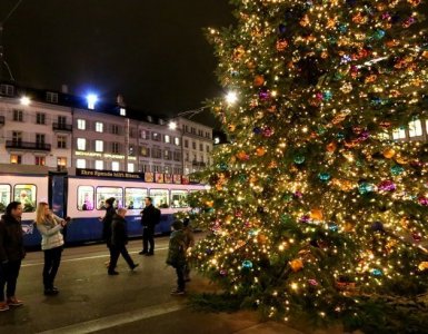 Zürich Paradeplatz - Christmas Decorations