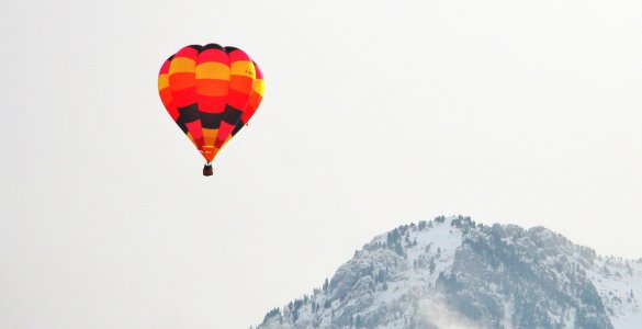 Hot Air Balloon Festival in Châteaux-d'Oex