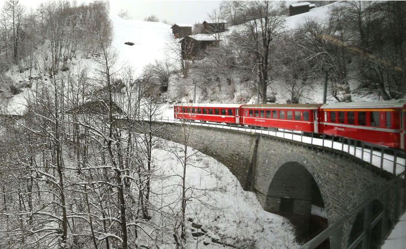 Rhaetische Bahn to Arosa