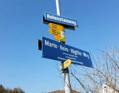 Marie-Heim Vögtlin Weg in Zürich, Switzerland