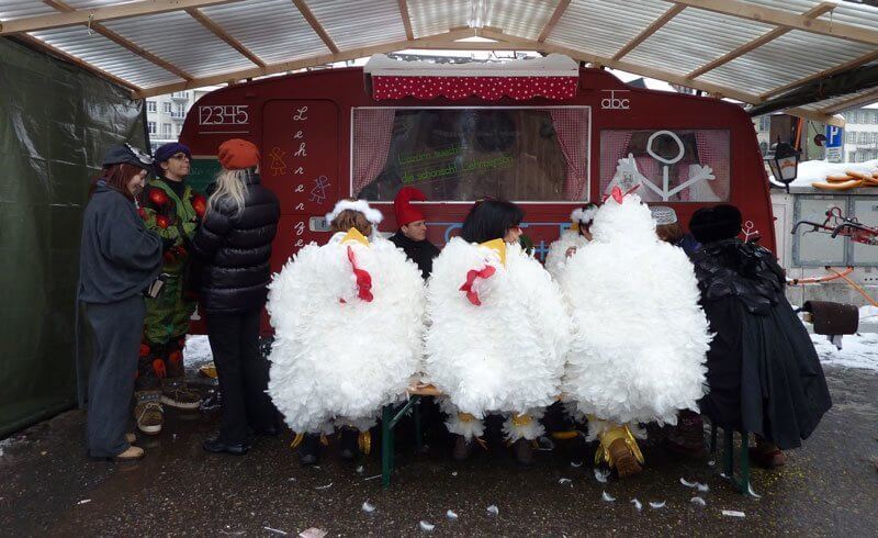 Fasnacht Chickens in Luzern