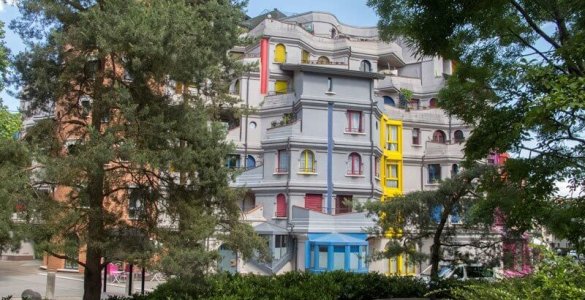 Schtroumpfs Smurfs Buildings in Geneva