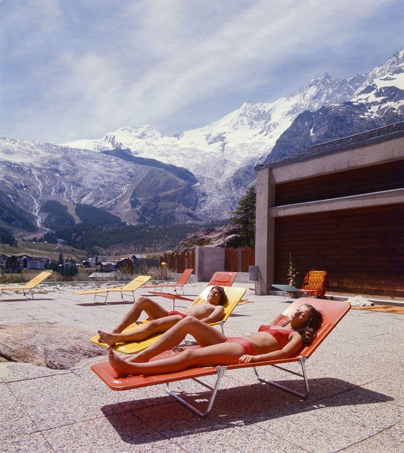 Freizeitzentrum Bielen, Saas Fee (VS) undatiert (um 1970) Kunstanstalt Brügger, Meiringen