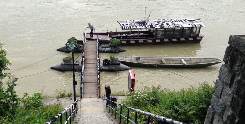 Basel Ferry on the Rhine