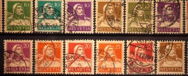 Swiss National Day Quiz - William Tell Stamps