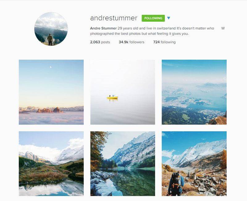 Swiss Instagrammers - andrestummer