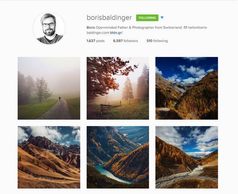 Swiss Instagrammers - borisbaldinger