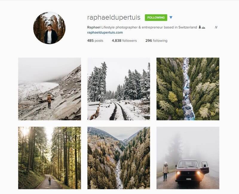 Swiss Instagrammers - raphaeldupertuis