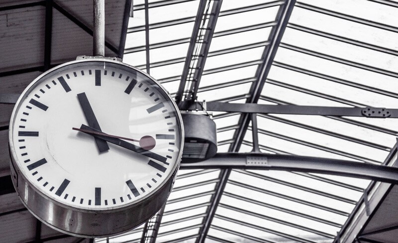 Swiss Station Clock