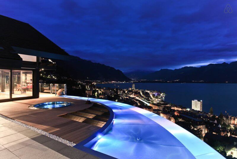 Airbnb - Montreux Mansion with Deck
