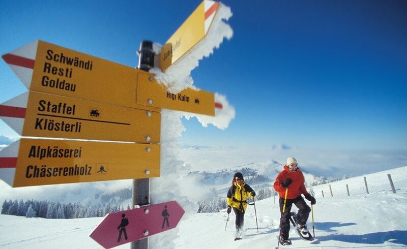 Mount Rigi - Snowshoe Hiking