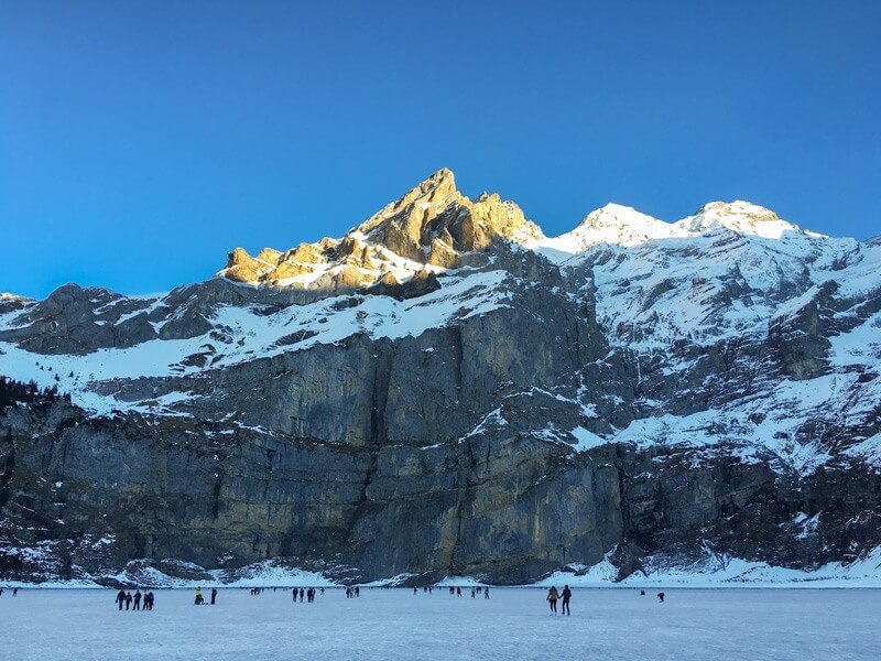 Oeschinensee - Ice Skating 2015