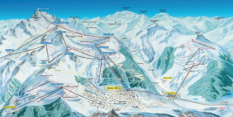 4 Vallees Mt. Fort Area Map