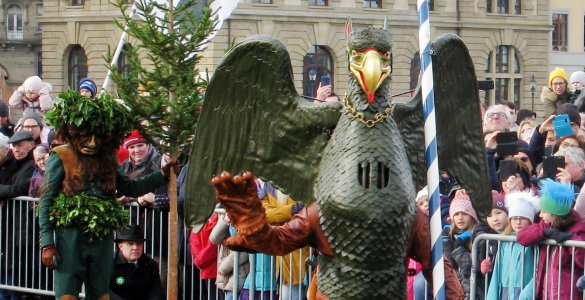 Vogel Gryff Festival in Basel, Switzerland