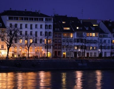 Basel - Rhine at Night