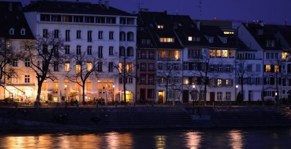 Basel - Rhine at Night