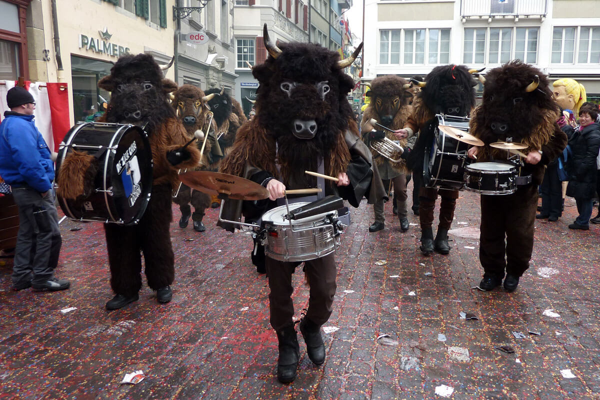 Fasnacht Parades  Glamping in Switzerland