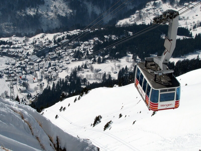 Day trip to Wengen - Wengen to Männlichen Cableway