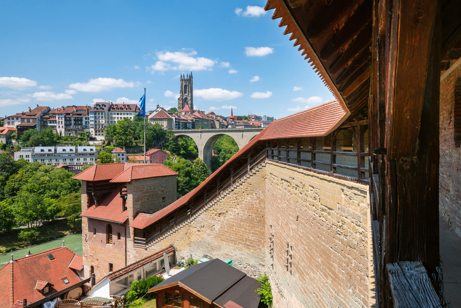 Fribourg Cathedral View