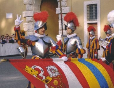 Pontifical Swiss Guards Swearing-in Ceremony 2005