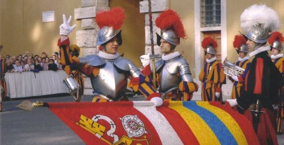 Pontifical Swiss Guards Swearing-in Ceremony 2005