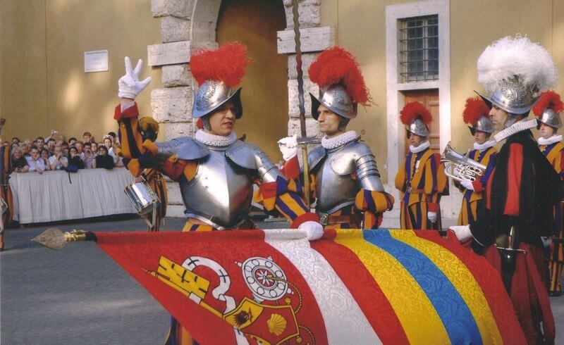 Pontifical Swiss Guards Swearing-in Ceremony 2005