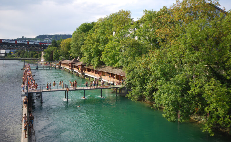 Flussbad Unterer Letten Zürich