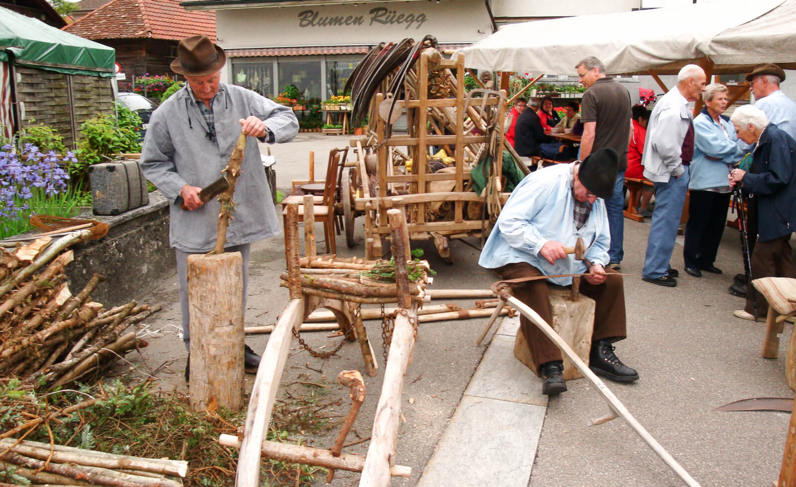 Gotthelf Märit Historic Farmers Market in Sumiswald