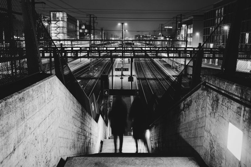 Markus Fischer - "At the tracks" Street Photography