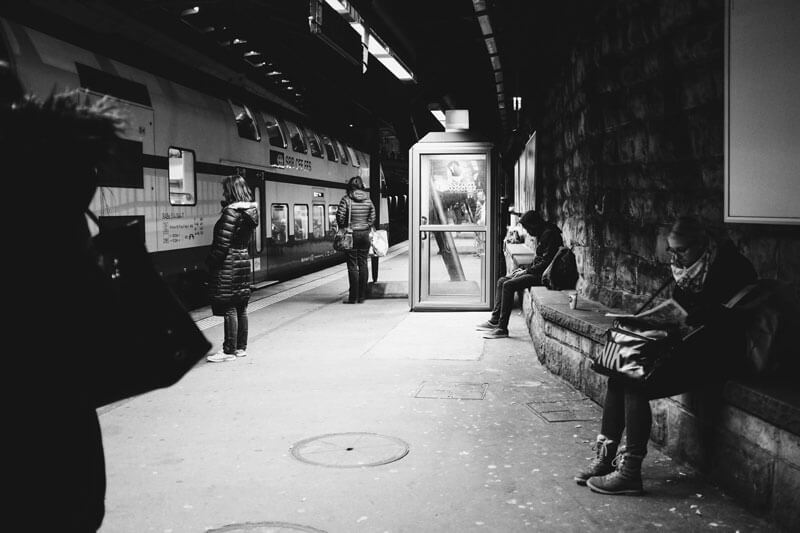 Markus Fischer - "At the tracks" Street Photography