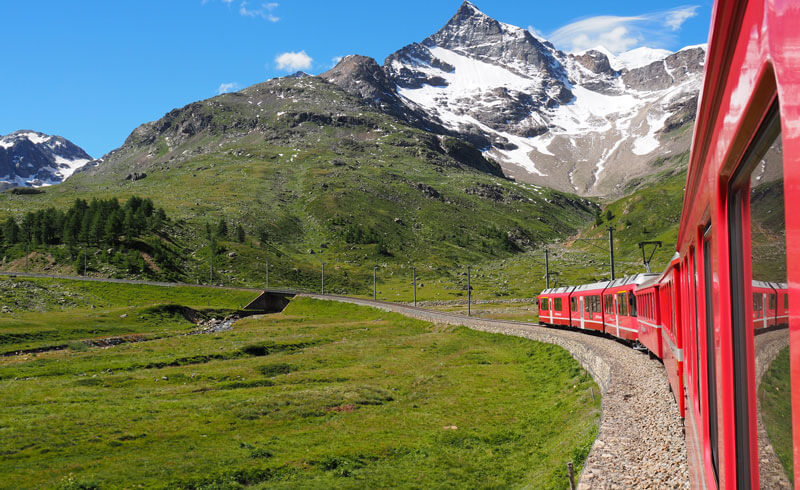 Bernina Express Train