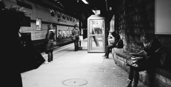 Markus Fischer - "At the tracks" Street Photography