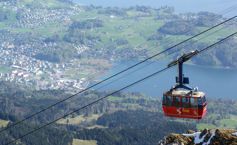 Cable Car Mt. Pilatus, Switzerland